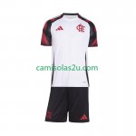 Camisolas de futebol CR Flamengo Criança Equipamento Alternativa 2025/26 Manga Curta Camisolas de futebol CR Flamengo Criança Equipamento Alternativa 2025/26 Manga Curta